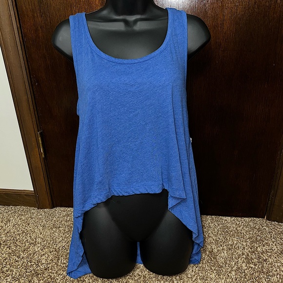 NWT Threads 4 Thought High Low Embroidered Razor Back Tank Top Size S - Picture 5 of 14